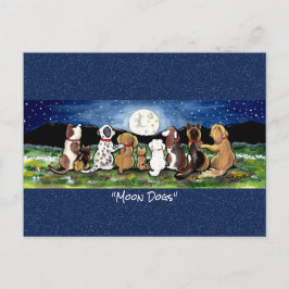 Dog in het Briefkaart van de Kunst van de Waterver