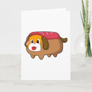 Dog in Hotdog Kaart