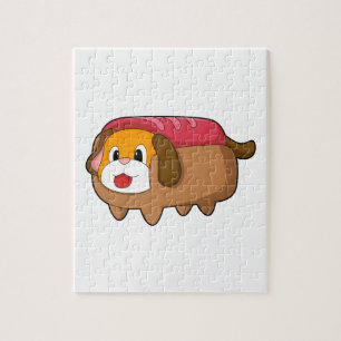 Dog in Hotdog Legpuzzel