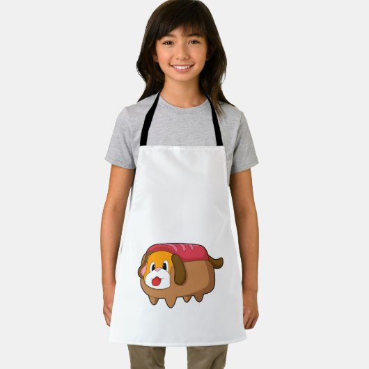 Dog in Hotdog Schort (Insitu)