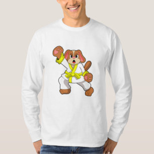 Dog in Karate Martial arts T-shirt