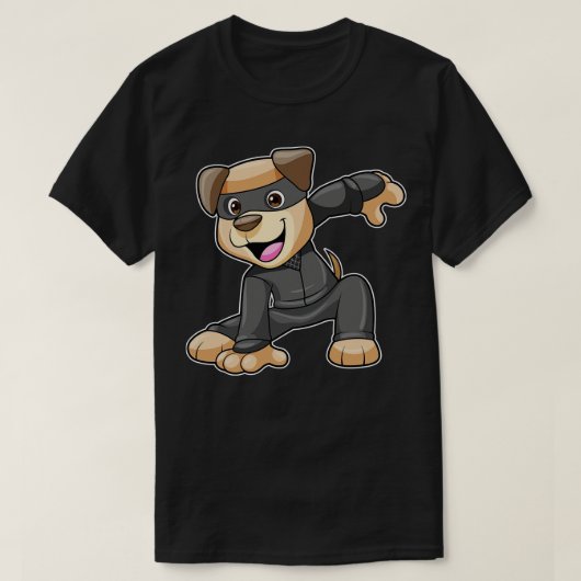 Dog in Ninja Costume T-shirt (Design voorkant)