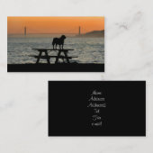 Dog in San Francisco Sunset visitekaartjes (Voorkant / Achterkant)