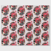 Dog in schuimhand cadeaupapier (Vlak)