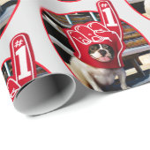 Dog in schuimhand cadeaupapier (Rol Hoek)