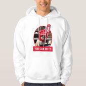 Dog in schuimhand hoodie (Voorkant)