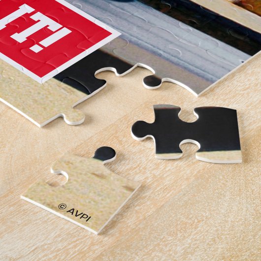 Dog in schuimhand legpuzzel (Zijkant)