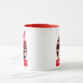 Dog in schuimhand mok (Midden)