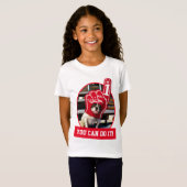 Dog in schuimhand t-shirt (Voorkant volledig)