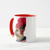 Dog in Ski Sweater 2 Mok (Voorkant links)