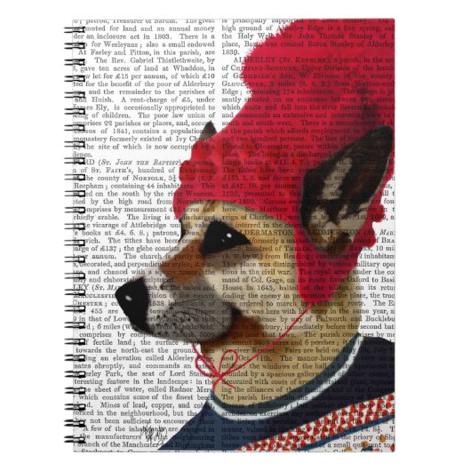 Dog in Ski Sweater 2 Notitieboek (Voorkant)