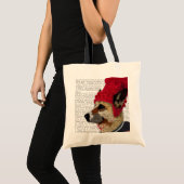 Dog in Ski Sweater 2 Tote Bag (Voorkant (product))