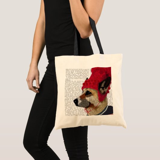Dog in Ski Sweater 2 Tote Bag (Voorkant (product))