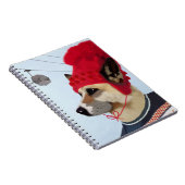 Dog in Ski Sweater Notitieboek (Rechterzijde)