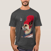 Dog in Ski Sweater T-shirt (Voorkant)