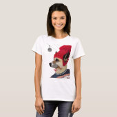 Dog in Ski Sweater T-shirt (Voorkant volledig)