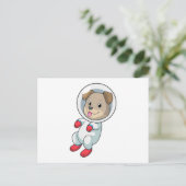 Dog in Space in Suit Briefkaart (Staand voorkant)