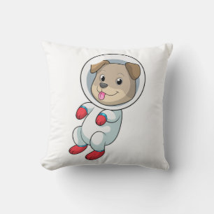 Dog in Space in Suit Kussen