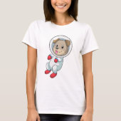 Dog in Space in Suit T-shirt (Voorkant)
