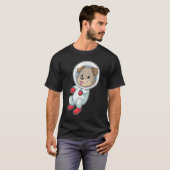Dog in Space in Suit T-shirt (Voorkant volledig)