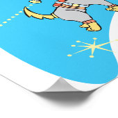 Dog In Space Poster (Hoek)