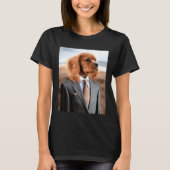 Dog In Suit And Tie  English Cocker Spaniel Mbassp T-shirt (Voorkant)