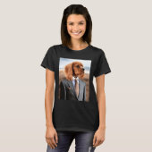 Dog In Suit And Tie English Cocker Spaniel Mbassp T-shirt (Voorkant volledig)