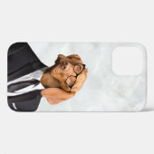 Dog in Suit Case-Mate iPhone Case (Achterkant (horizontaal))
