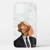 Dog in Suit Case-Mate iPhone Case (Achterkant)