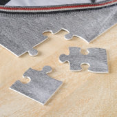 Dog in sweater en pet legpuzzel (Zijkant)