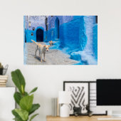Dog in the Blue City Poster (Thuiskantoor)