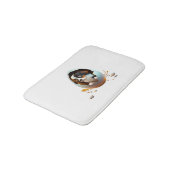 dog in the egg badmat (Gekanteld)