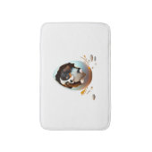 dog in the egg badmat (Voorkant Verticaal)
