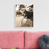 Dog Inside a Mailbox Canvas Afdruk (Insitu (Woonkamer))