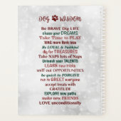 Dog Inspirerend Quote - Dog Trainer - Dog Wisdom Planner (Achterkant)
