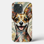 Dog iPhone 13 Pro Stoer Hoesje (Achterkant)