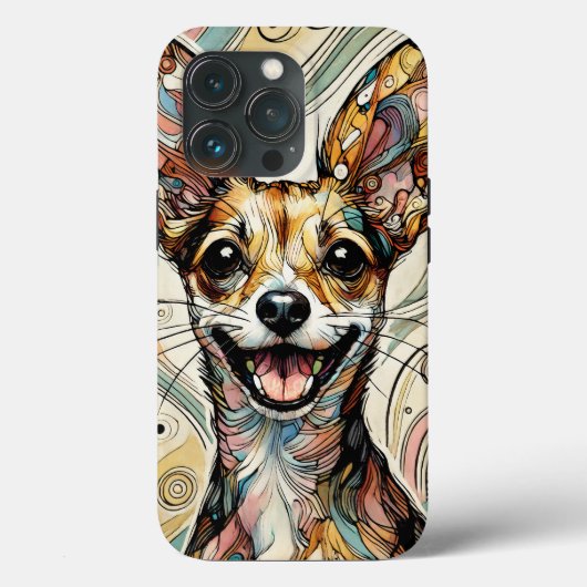 Dog iPhone 13 Pro Stoer Hoesje (Achterkant)
