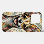 Dog iPhone 13 Pro Stoer Hoesje (Achterkant (horizontaal))