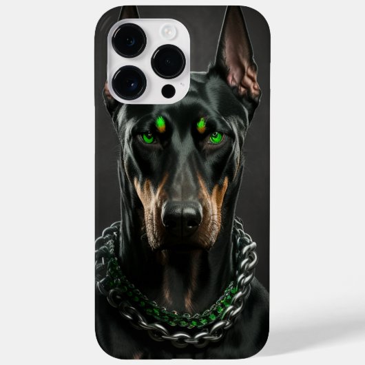 Dog Iphone Case - Dobermann (Achterkant)