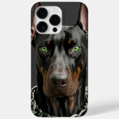 Dog Iphone Case - Dobermann (Achterkant)