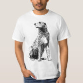 Dog Irish Wolfhound T-shirt (Voorkant)