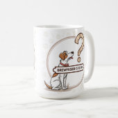 Dog is een verwarde koffie Mok (Voorkant rechts)