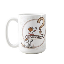 Dog is een verwarde koffie Mok