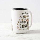 Dog Is Home - Rustic Paw Love Mok (Voorkant rechts)