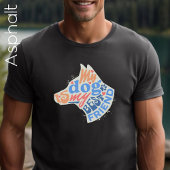 Dog is mijn beste vriend Hondenliefhebber Dog Dad  T-shirt