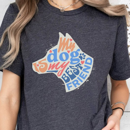 Dog is mijn beste vriend Hondenliefhebber Dog Dad  T-shirt