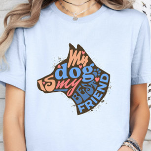 Dog is mijn beste vriend Hondenliefhebber, Dog Pap T-shirt