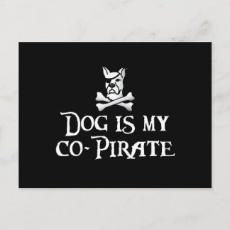 Dog is mijn Co-Pirate Briefkaart