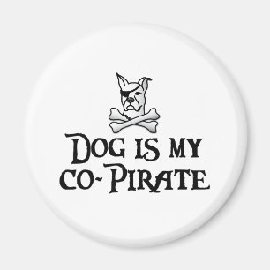Dog is mijn medepiraat magneet