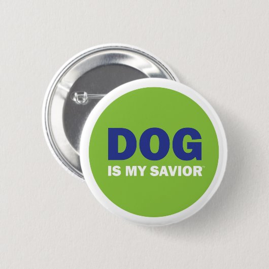 DOG is mijn spaarzame BUTTON (Voorkant /achterkant)